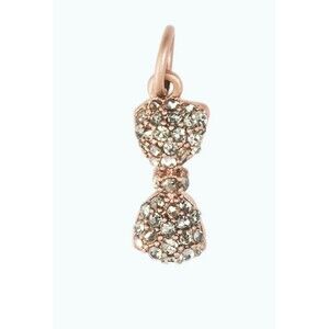 Keep Collective Keep It Pave Bow Pendant Rose Gold New